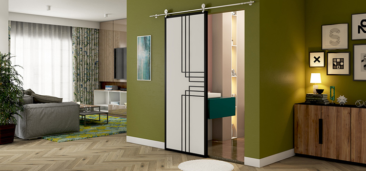 sliding bathroom door installation in Loma Linda